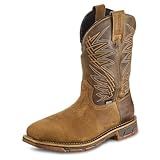 Irish Setter, Marshall, Men’s, 11", Waterproof, Steel Safety Toe, Pull-On Work Boot, Brown, 10.5 D (Medium)