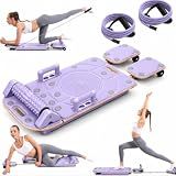 Pilates Board Reformer Set 6-in-1 Multifunctional Ab Fitness Board