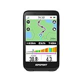iGPSPORT BiNavi Bike Computer, Touch Screen Map Navigation Music Control Climb Tips Group Riding, Wireless GPS Cycling Computer (Black)