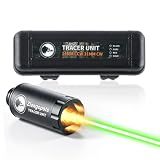 zlangsports Airsoft Tracer Unit, Rechargeable BB Tracer with UV LED Flash for Green Tracer BBS, 14mm CCW Thread Airsoft Muzzle Device with 11mm CW Adapter, Compatible with AEG GBB HPA