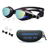 AIKOTOO Nearsighted Swimming Goggles