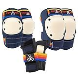 Triple Eight Saver Series 3-Pack Pad Set– Ideal for Skateboarding, In-line Skating, Roller Skating, and Biking