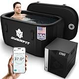 JUGRFIT 121-Gallon Luxury Pro-Grade Cold Plunge Tub with 1050W Water Chiller – Ice-Free At-Home Recovery, Built-In Filtration, Weatherproof & Durable