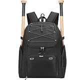 Celvetch Baseball Backpack for Adult Large Capacity Softball Bat Bag, 58L