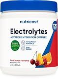 Nutricost Electrolyte Complex Powder (120 Servings, Fruit Punch)