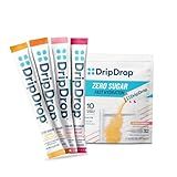 DripDrop Sugar Free Hydration Packets - Zero Citrus Variety Pack - Single Serve Electrolytes Powder Drink Mix - Cherry Limeade, Citrus, Orange, Strawberry Lemonade - Non-GMO, Gluten Free - 32 Sticks
