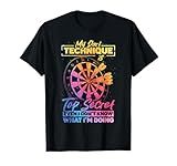 Darts Dart Funny Dart Player Dartboard T-Shirt, Small
