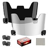 KUBQLIG Football Visor Combo - 2 Lenses Team Day/Night Use, Military-Grade Fit Schutt/Riddell Helmets