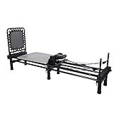 Stamina Pilates Reformer, Home Workout Equipment, AeroPilates 701 Premier, Gray - Portable Exercise Machine for Strength and Fitness Training - Multifunctional Gym Workouts for Men and Women