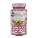 Garden of Life Organics Women's Multivitamin Gummies, Berry, 120 Gummies