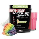 JYM Supplement Science Post JYM Active Matrix Rainbow Sherbet Amino Recovery Powder Pure Creatine HCL, BCAA’s, Glutamine, Carnitine, Betaine, Taurine for Strength, Repair, Performance 30 Servings