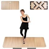 ODOXIA Tap Board for Tap Dancing | Portable Dance Floor for Any Surface | Cushioned Tap Dance Floor | Tap Dance Floor Mat | Dance Practice Floor Home & Studio | Practice Dance Floor (Light)
