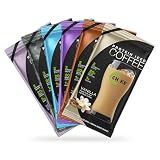 Chike High Protein Iced Coffee Sampler Pack, 6 Protein Coffee Packets