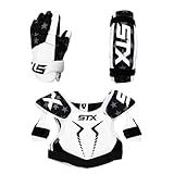 Lacrosse Unlimited 3-Piece STX Stallion 75 USA Youth Starter Set (SM) - SM Shoulder Pads, SM Arm Pads, SM Gloves
