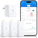 GoveeLife 2.0 WiFi Hygrometer Thermometer 3 Pack, Smart Humidity Temperature Sensor with App Notifications, Temperature Humidity for Bedroom, Wine Cellar, Basements(Only Support 2.4G Wi-Fi)