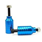 Pro Scooter Pegs CNC Aluminum Pegs for Stunt Scooters with Hardware (Blue)