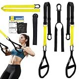 Home Resistance Training Kit, Resistance Trainer Exercise Straps with Handles Portable Home Gym System for Full Body Workout, Strength Training & HIIT