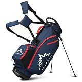 GoHimal Lightweight 14-Way Golf Stand Bag for Men & Women Dark Blue