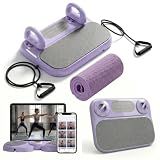 Foldable Pilates Reformer Board w/ 3-Month Course for Beginners