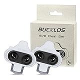 BUCKLOS SPD Cleats BH-51 / BH-56 Compatible with Shimano MTB SPD Pedals for Indoor Cycling and MTB Mountain Bicycle Shoes