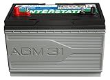 Interstate Batteries Marine/RV Battery 12V 100Ah 825CCA Group 31M AGM