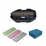 IGOSKI Snowboard Ski Edge Bevel Tuning ski Wax kit，Snowboard Tool，ski Edge Sharpener Tuner Side Ski Angle Tool & Diamonds & Gummi Stone (Tool+Diamonds + Gummi Stone) (Black)