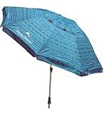 Sepras T0MMY BAHAMA 8 ft Beach Umbrella with wind vent and sand anchor (Blue Pattern)