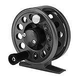OriGlam Fly Fishing Reel Fishing Wheel, Fly Ice Fishing Reel Spinning Fishing Reels, Powerful Lightweight Spinning Reels for Freshwater Saltwater (Black)