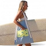 Matani Premium Surfboard Sling Bag & Carrier – Shoulder Strap, Eco-Friendly Canvas & Reinforced Stitching – Hands-Free Surfboard Wrap for Longboards, Shortboards & Funboards – The Original Design