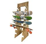 Skateboard & Longboard Floor Display Rack (The Pro)