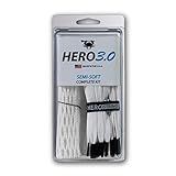 ECD Lacrosse Hero 3.0 Complete Kit Lacrosse Mesh and HeroStrings - Semi Soft - White