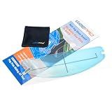 Universal Anti Fog Film for Motorcycle Helmet Visor 3.46" x 10.7"-Helmet Face Shield Anti Fog Visor Insert