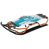Arctic Trail Skiboard Snow Sled - Snow Racer with Ski Blade Sliders + Handles - High Performance Racing Sled - Durable All-Weather Premium Winter Toy for All Riders - 42"