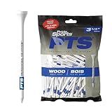 PrideSports PTS Wood Golf Tees | 135 Count, 3-1/4 Inch | #1 Wood Tee on Tour | Best for Drivers & Woods