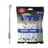 PrideSports PTS Wood Golf Tees | 135 Count, 3-1/4 Inch | #1 Wood Tee on Tour | Best for Drivers & Woods