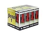 Penn Championship Tennis Balls - Extra Duty Felt Pressurized Tennis Balls 3 Count(Pack of 12)