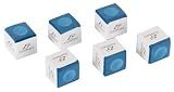 EastPoint Pool Cue Chalk, 6 Cube Set, Fits Cue Tips, 1-1-01251-F, 6 Pack