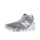 New Balance Men's FreezeLX V5 Lacrosse Shoe, Grey/White, 7 M