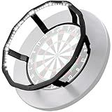 Turnart Dart Board Light, 360° Dartboard Light Dart Accessories for Dartboards, 90 LED Dart Board Lighting System 550 LUX Illumination