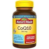 Nature Made CoQ10 200mg Softgels for Heart Health Support, 105 Softgels | Co Q 10 Supplement for Women and Men, Dietary Supplement that Provides Antioxidant Support, 105 Day Supply