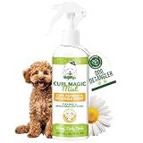 Dog Detangler & Curl Refresh Spray, Mat-Reducing Leave-in Conditioner for Curly Coats, Tangle-Free Dematting, Moisturizing No-Rinse Dog Grooming for Doodle, Poodle, Goldendoodle (Chamomile)
