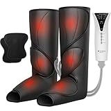 QUINEAR Leg Massager with Heat and Air Compression,Foot and Calf Massager for Circulation and Pain,Compression Boots with 3modes and 3 Intensities,Gift for Dad Mom(FSA or HSA Eligible)