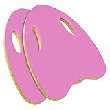 2PCS Swimming Kickboard for Adults and Kids, Swim Training Aid Kick Board Pool Exercise Equipment with Hole Handle, EVA Foam Water Board (Pink)