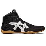 ASICS Men's Matflex 7 Wrestling Shoes, 9.5, Black/White