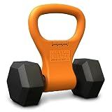 KETTLE GRYP Dumbbell to Kettlebell Grip Converter Handle Made in USA Orange