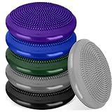Amylove 6 Pcs Wiggle Seat Inflated Wobble Cushion for Sensory Kid 13 Inch Balance Disc Kids Flexible Seating Exercise Sensory Pad Chair Cushion for Classroom Office School(Dark Color)