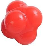 Ai Hang Reaction Ball, 6-Sided Agility Training Ball for Baseball, Soccer, Lacrosse, Basketball, Softball, Hand-Eye Coordination Training Equipment