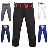 Zafco Fightwear Men's Brazilian Jiu Jitsu Gi Pants 10oz Ripstop MMA Grappling Kimono (Black, A1)