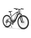 Hiboy P7 Electric Bike for Adults with 800W Peak Motor, 25mph Max Speed, 696 WH Removable Battery Ebike, 27.5" Electric Mountain Bike with 7-Speed and Front Suspension