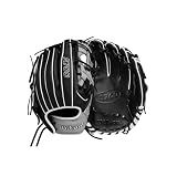 Wilson A700 11.5" Infield Baseball Glove - Black/Silver/White, Right Hand Throw